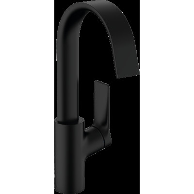 Змішувач Vivenis 210 для умивальника з поворотним носиком Matt Black (75032670)