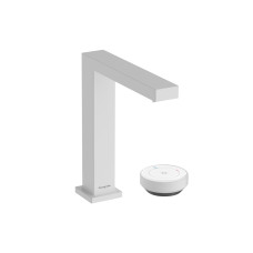 Змішувач Tecturis E 150 CoolStart на 2 отвори для умивальника, Matt White (73053700)