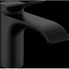 Змішувач Vivenis 80 для умивальника з донним клапаном pop-up Matt Black (75010670)