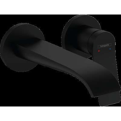Змішувач Vivenis 195 для умивальника зі стіни Matt Black (75050670)