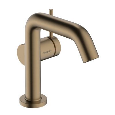 Змішувач Tecturis S 110 Fine CoolStart для умивальника з донним клапаном pop-up, Brushed Bronze (73323140)