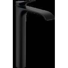 Змішувач Vivenis 250 для умивальника з донним клапаном pop-up. Matt Black (75040670)