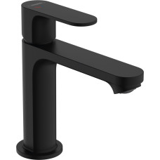 Змішувач Rebris S 110 Coolstart EcoSmart+ для умивальника з донним клапаном pop-up, Matt Black (72588670)