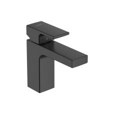 Смеситель Vernis Shape Isolated 100 CoolStart для умывальника с донным клапаном pop-up, Matt Black (71594670)