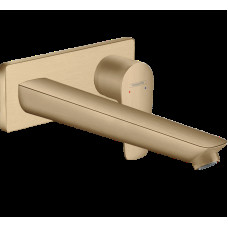Змішувач Talis E для умивальника зі стіни прихованого монтажу 225 мм, Brushed Bronze (71734140)