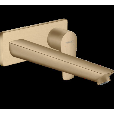 Смеситель Talis E для умывальника со стены скрытого монтажа 225 мм, Brushed Bronze (71734140)