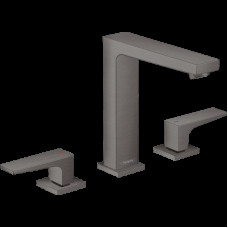 Змішувач Metropol 160 для умивальника на 3 отвори Brushed Black (32515340)