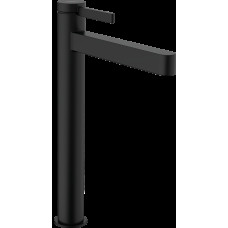 Змішувач Finoris 260 для умивальника з донним клапаном push-open, Matt Black (76070670)