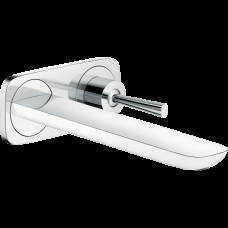 Смеситель PuraVida для умывальника со стены скрытого монтажа 225 мм White/Chrome (15085400)