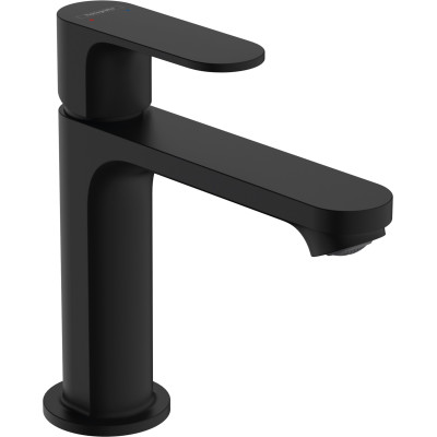 Смеситель Rebris S 110 для умывальника с донным клапаном pop-up, Matt Black (72517670)