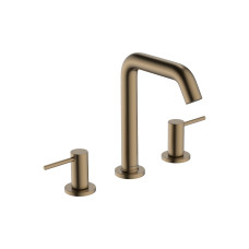 Змішувач Tecturis S для умивальника на 3 отвори, Brushed Bronze (73330140)