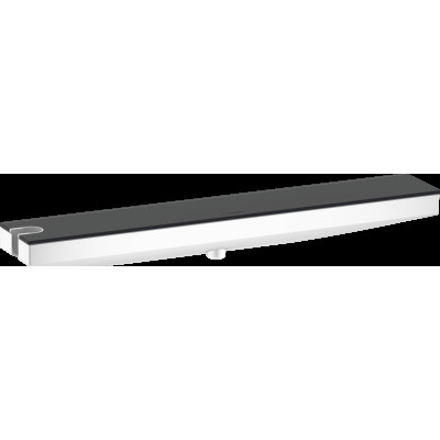 Шланговое подключение Porter 500 Rainfinity с полочкой L Matt White (26843700)