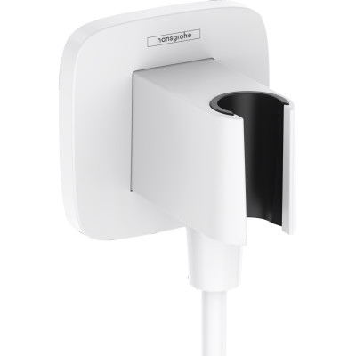 Шланговое подключение FixFit Porter Q с держателем Matt White (26887700)