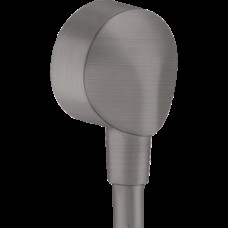 Шлангове під'єднання FixFit E без зворотного клапана Brushed Black Chrome (27454340)