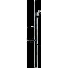 Душевая штанга Unica E 150 см со шлангом 160 см и полками Black/Сhrome (27645600)