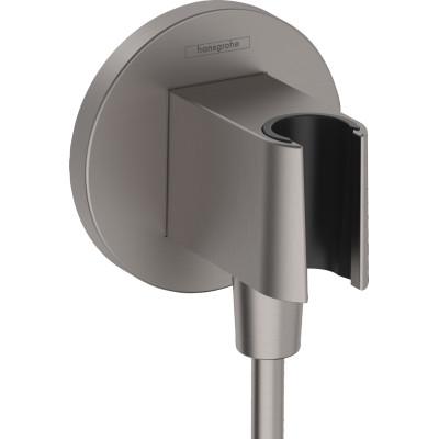 Шланговое подключение FixFit Porter S с держателем Brushed Black Chrome (26888340)