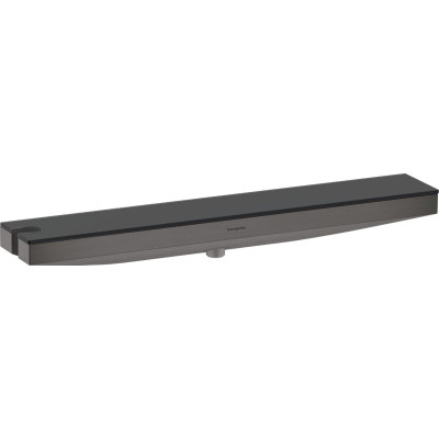 Шланговое подключение Porter 500 Rainfinity с полочкой L Brushed Black Chrome (26843340)