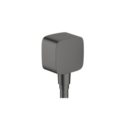 Шланговое подключение FixFit E с обратным клапаном Brushed Black Chrome (26457340)