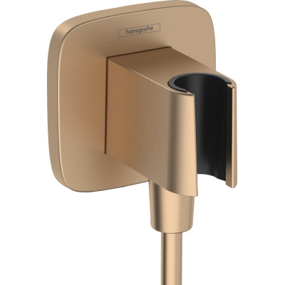 Шлангове під'єднання FixFit Porter Q з тримачем Brushed Bronze (26887140)