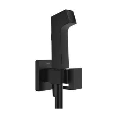 Комплект гигиенического душа E EcoSmart+ на холодную воду, MattBlack (29231670)