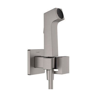 Комплект гигиенического душа E EcoSmart+ на смешанную воду, Brushed Black Chrome (29233340)