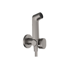 Комплект гигиенического душа S EcoSmart+ на холодную воду, Brushed Black Chrome (29230340)