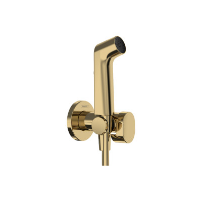 Комплект гигиенического душа S EcoSmart+ на холодную воду, Polished Gold Optic (29230990)