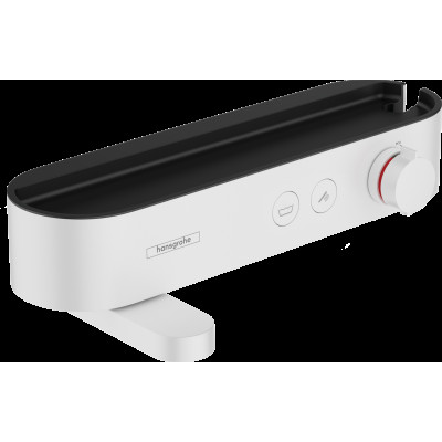 Термостат ShowerTablet Select 412 мм для ванны Matt White (24340700)