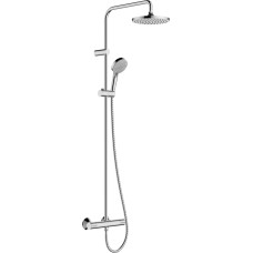 Душова система Vernis Blend Showerpipe 200 1jet EcoSmart з термостатом Chrome (26089000)