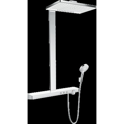 Душова система Rainmaker Select Showerpipe 460 2jet з термостатом, колір білий/хром (27109400)
