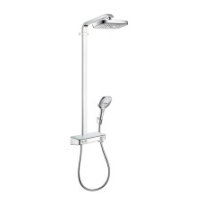Душова система Raindance Select E 300 2Jet з термостатом ShowerTablet White/Chrome (27126400)
