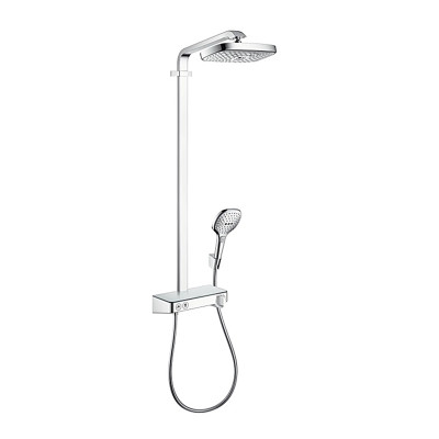 Душевая система Raindance Select E 300 2Jet с термостатом ShowerTablet White/Chrome (27126400)