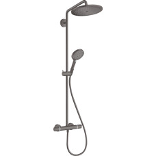 Душевая система Croma Select S 280 1jet Showerpipe с термостатом Brushed Black Chrome (26890340)