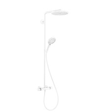 Душова система Raindance S 240 Showerpipe PowderRain 1jetP з термостатом Matt White (27633700)
