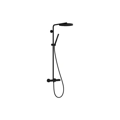 Душевая система Pulsify S Puro Showerpipe 260 1jet EcoSmart из Ecostat Fine, Matt Black (24223670)