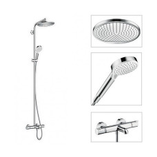 Душевая система Crometta S Showerpipe 240 1jet для ванны с термостатом (27320000)