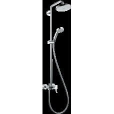 Душова система Croma Air 220 1jet Showerpipe зі змішувачем, хромована (27222000)