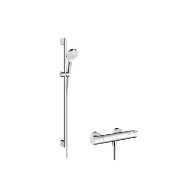 Комплект: душевой набор Crometta Vario 0.90 и термостат Ecostat 1001CL (27813400)