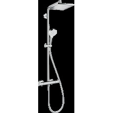 Душевая система Crometta E Showerpipe EcoSmart 240 1jet с термостатом: 9 л/мин (27281000)
