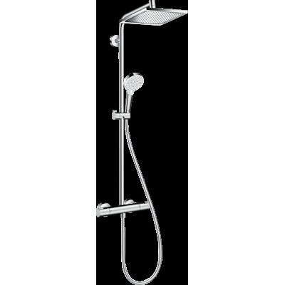 Душевая система Crometta E Showerpipe EcoSmart 240 1jet с термостатом: 9 л/мин (27281000)