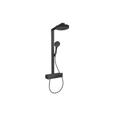 Душова система Rainfinity Showerpipe 250 1jet EcoSmart з термостатом ShowerTablet 350, Matt Black (28742670)