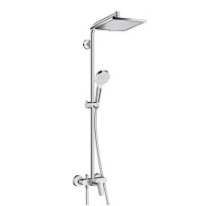 Душевая система Crometta E Showerpipe 240 1jet со смесителем (27284000)