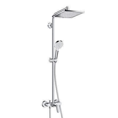 Душевая система Crometta E Showerpipe 240 1jet со смесителем (27284000)