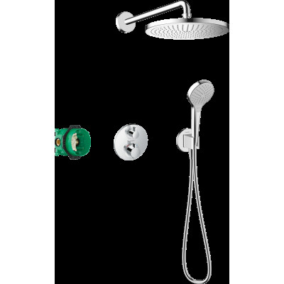 Душовий комплект Croma S 280 1jet Ecostat S 7в1 (27954000) Chrome