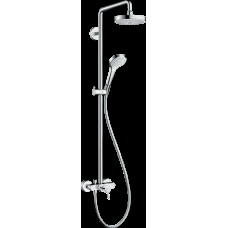 Душова система Croma Select S 180 2jet Showerpipe зі змішувачем, білий/хром (27255400)