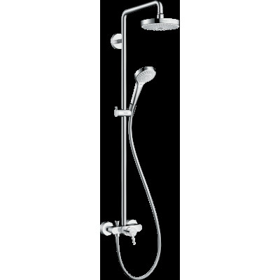Душова система Croma Select S 180 2jet Showerpipe зі змішувачем, білий/хром (27255400)
