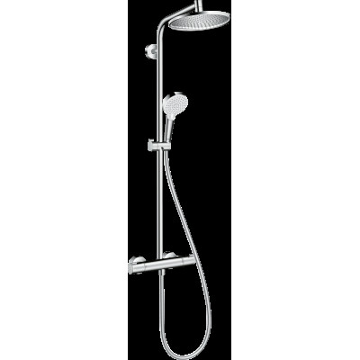 Душевая система Crometta S Showerpipe 240 1jet EcoSmart с термостатом: 9л/мин (27268000)