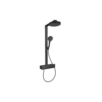 Душевая система Rainfinity Showerpipe 360 ​​1jet с термостатом ShowerTablet 350, Matt Black (26853670)