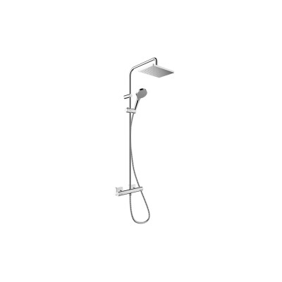 Душевая система Vernis Shape Showerpipe 230 1jet Green с термостатом, Chrome (26319000)