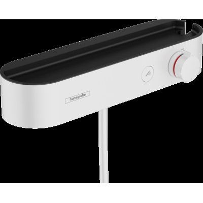 Термостат ShowerTablet Select 400 мм для душа Matt White (24360700)